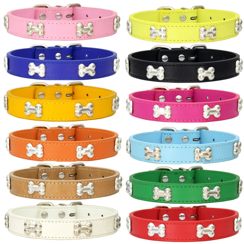Leather Pet Dog Collar