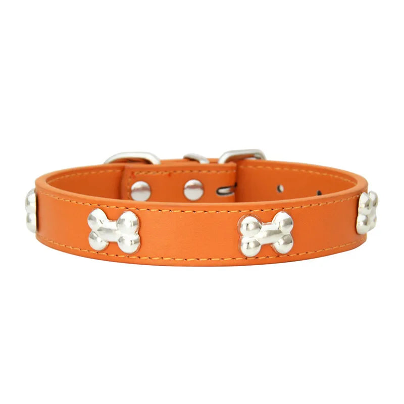 Leather Pet Dog Collar