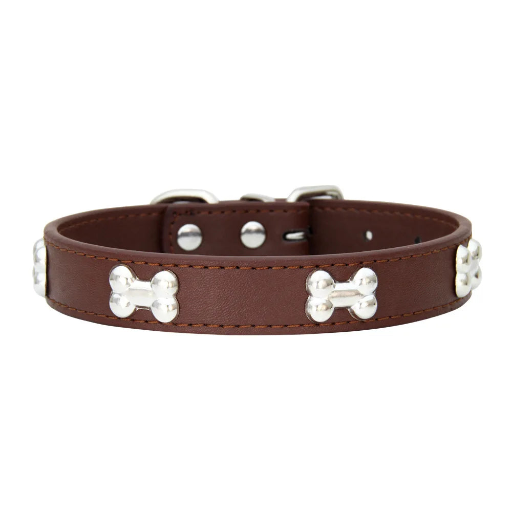 Leather Pet Dog Collar