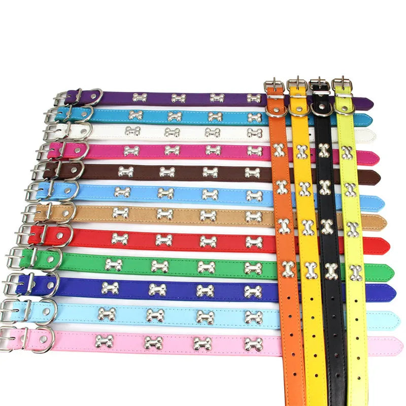Leather Pet Dog Collar