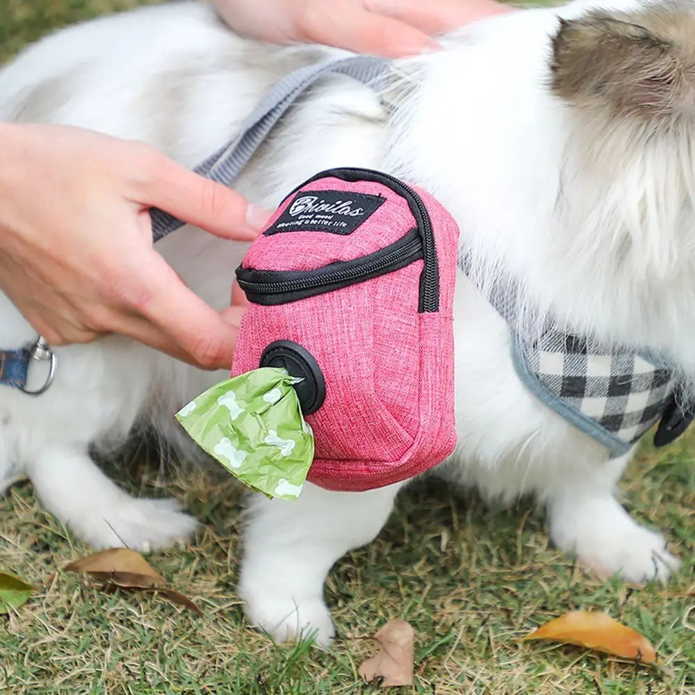 Portable Treat And Poop Bag Dispenser For Dog Training