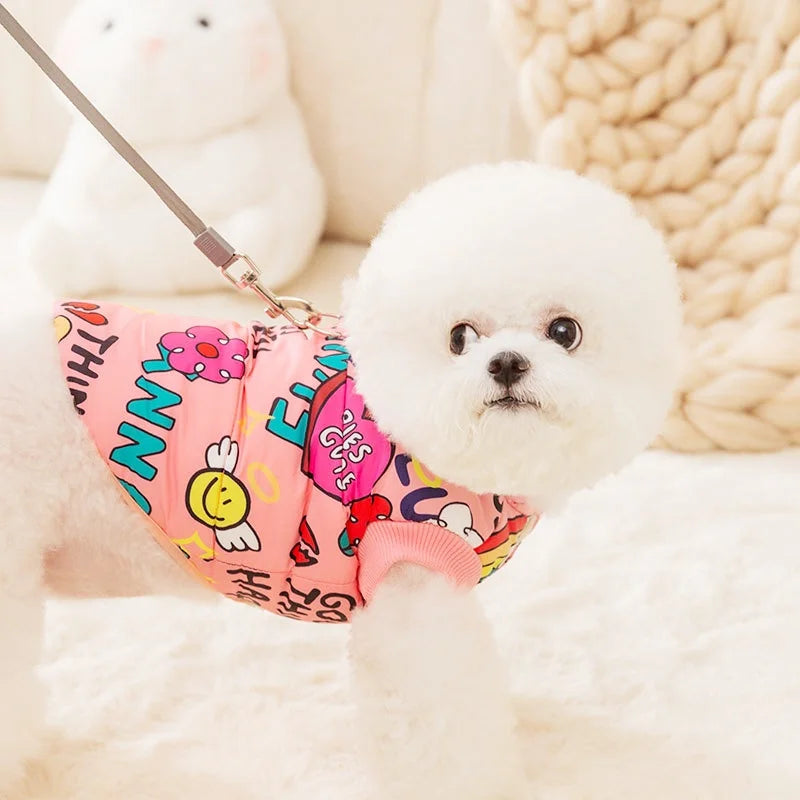 Cute Print Pet Jacket