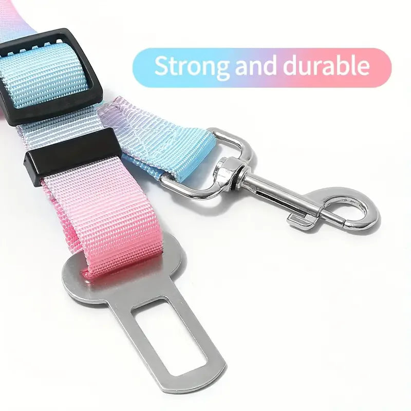 Pet Car Safety Belt & Seat Buckle for Dogs & Cats
