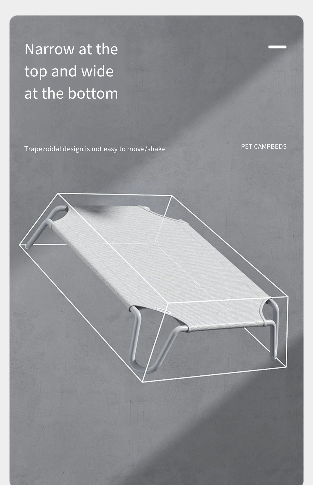 Portable Elevated Pet Cottage Bed