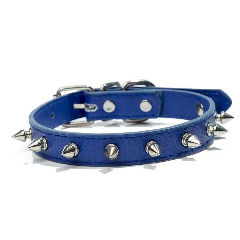 Cool Colorful Adjustable Spiked Studded Collars