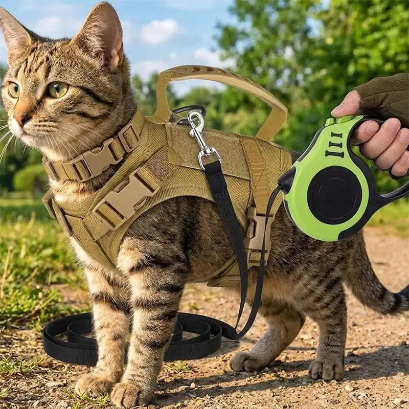 Breathable Tactical Harness Vest With Retractable Leash