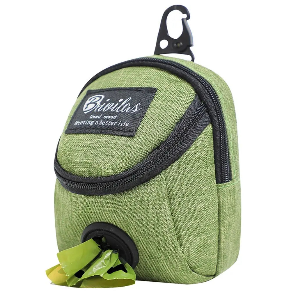 Portable Treat And Poop Bag Dispenser For Dog Training