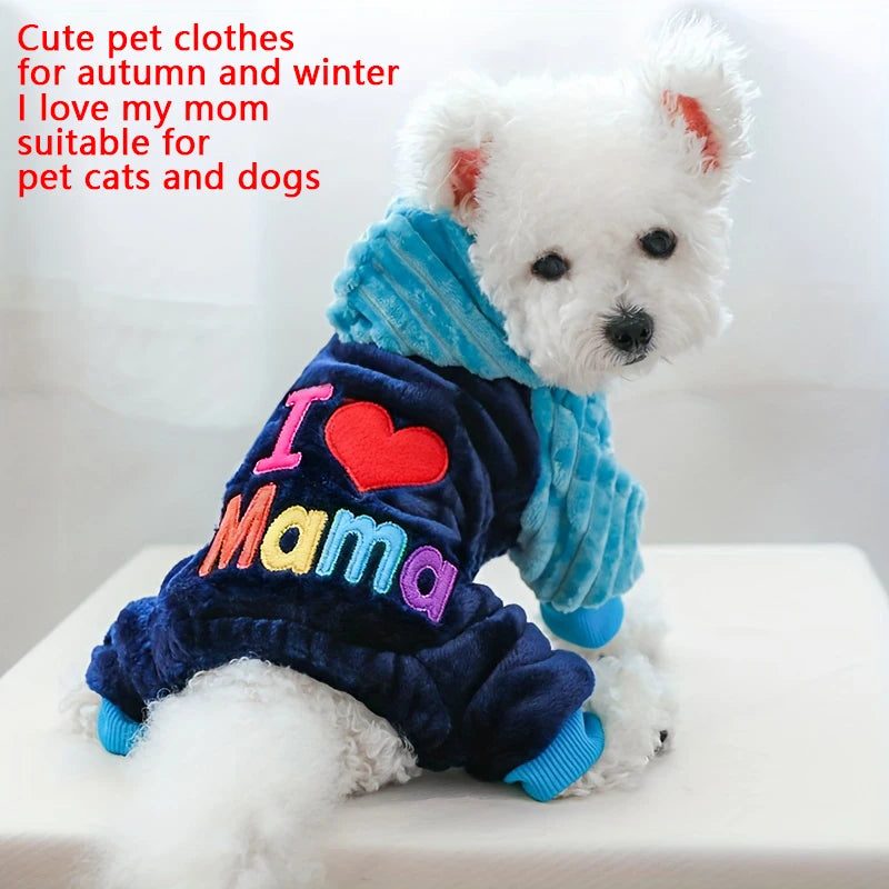 Classic Fleece Hooded Jumpsuit for Autumn & Winter