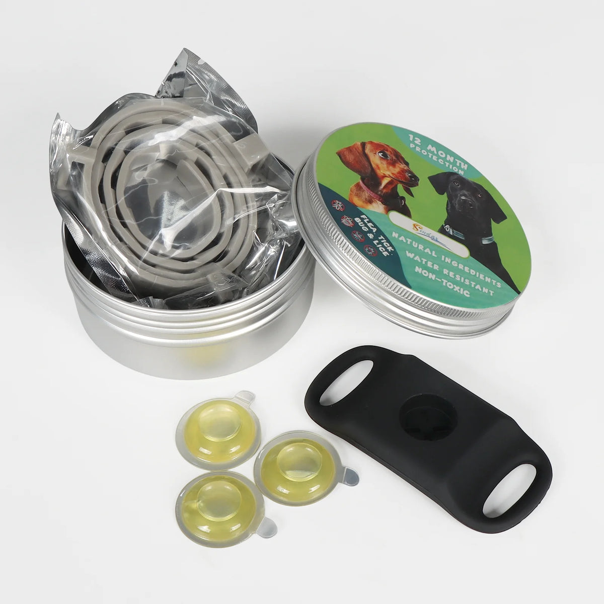 Natural Flea & Tick Protection Collar with Essential Oils