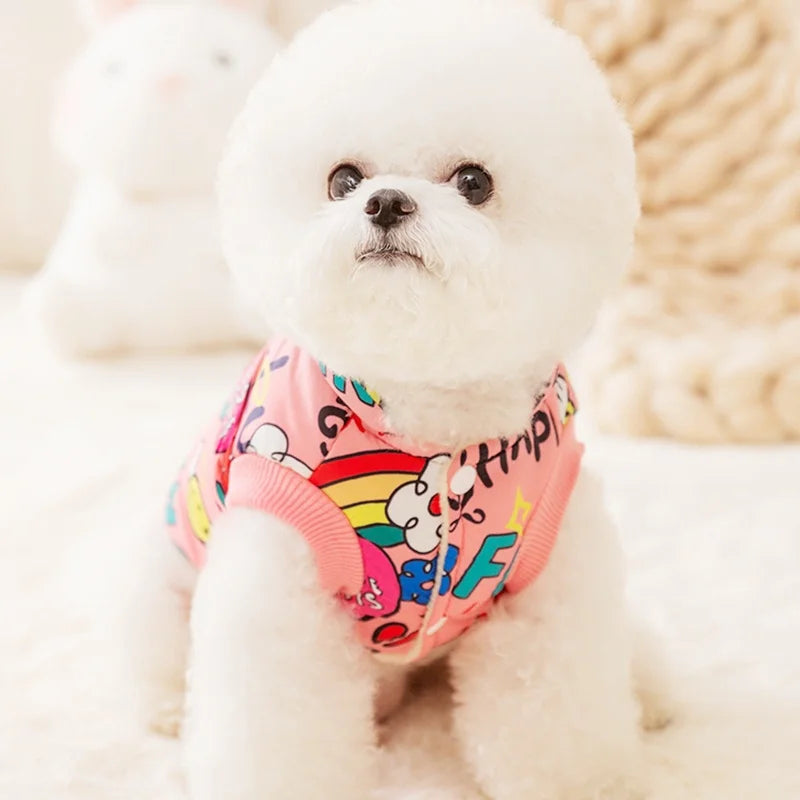 Cute Print Pet Jacket