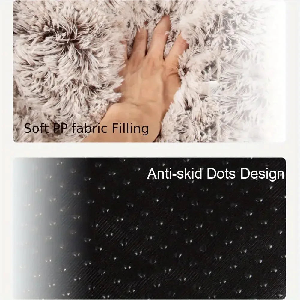 Adorable Paw Print Cushioned Beds For Dogs