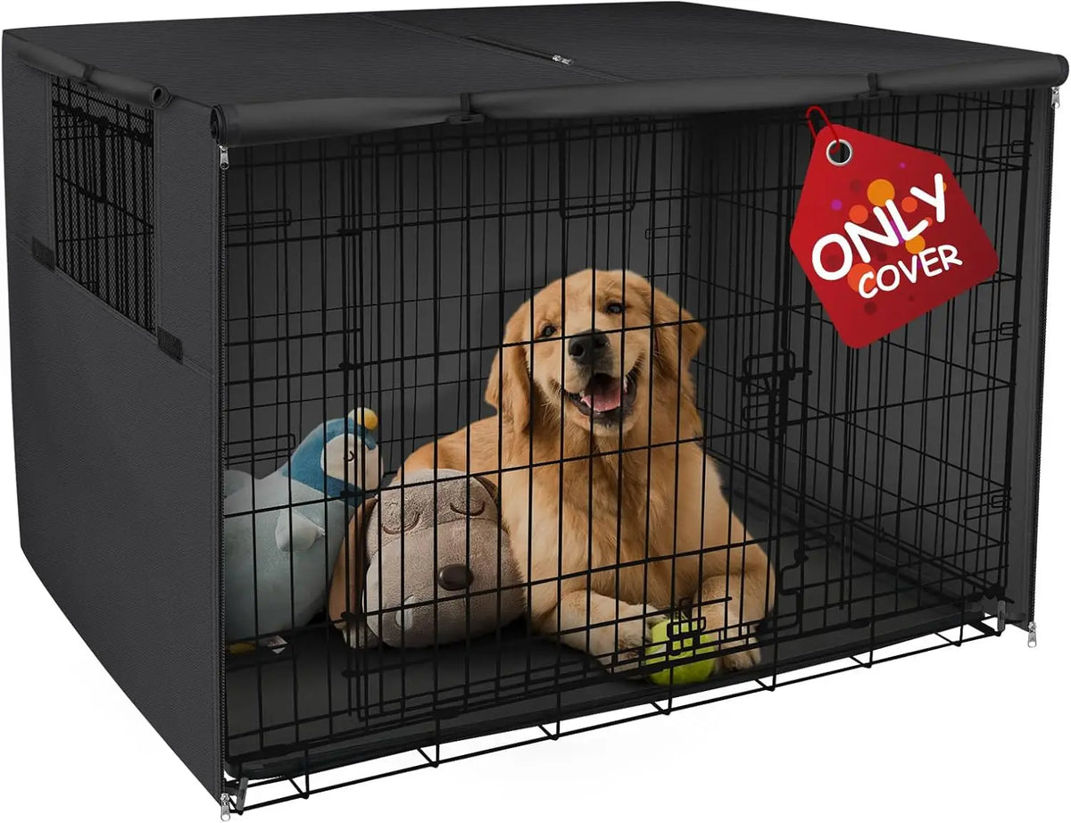 Heavy-Duty Dog Crate Sunshade Cover