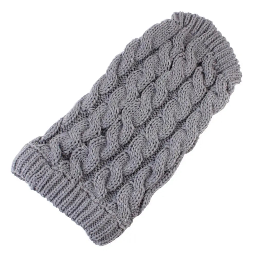 Cable Knit Striped Dog Sweater – All-Season Pet Knitwear