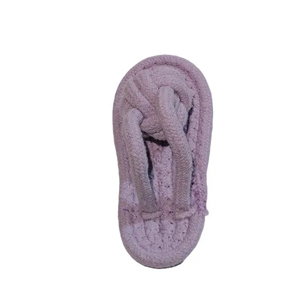 Chew Shoe – Slipper-Shaped Cotton Rope Chew Toy for Dogs