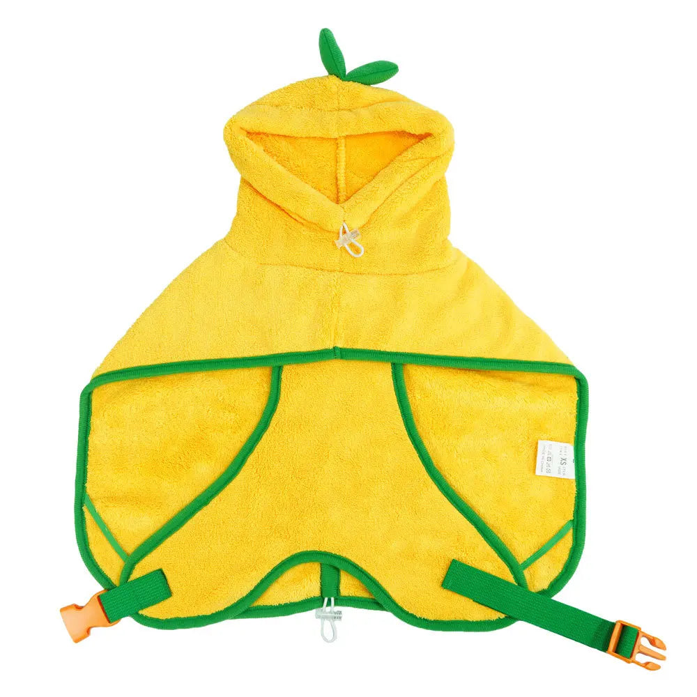 Super Absorbent Hooded Pet Bathrobe for Dogs & Cats