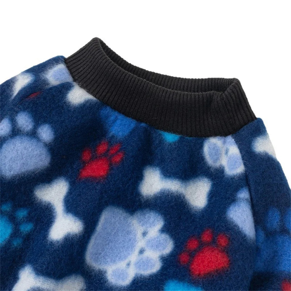 Warm Fleece Pullover Pet Sweaters