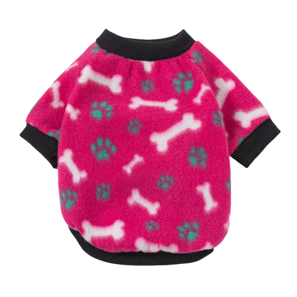 Warm Fleece Pullover Pet Sweaters