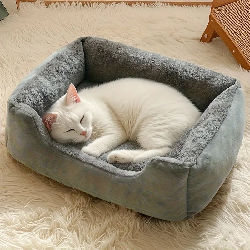 Super Soft Plush Cushioned Pet Bed