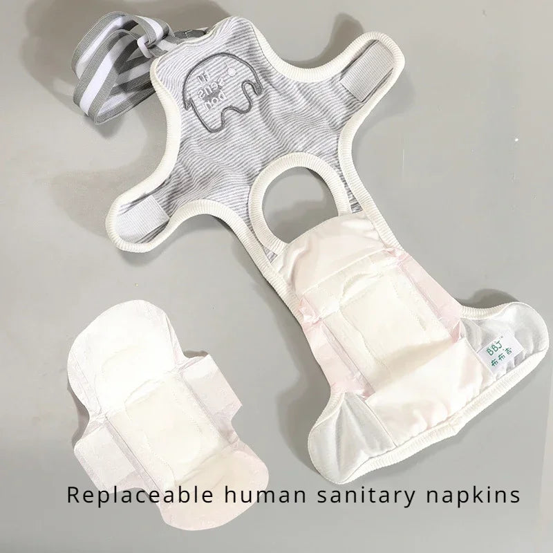 100% Cotton Washable Reusable Pet Diaper