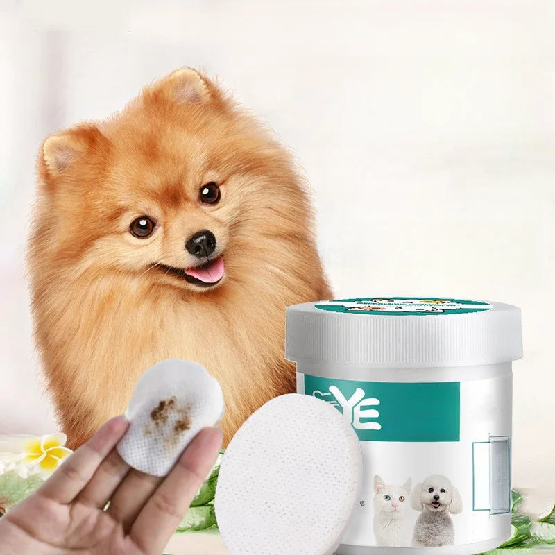 Pet Eye Wipes for Dogs & Cats - 130 Count