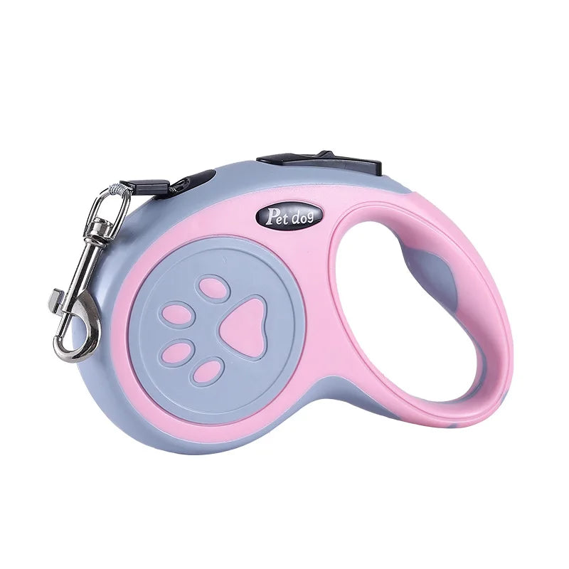 Retractable Nylon Dog Leash – 3m & 5m | All Breeds