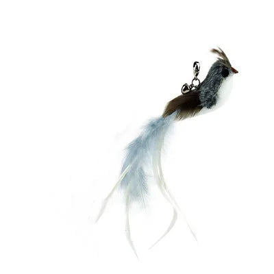 Feather Cat Wand with Bell & Suction Cup