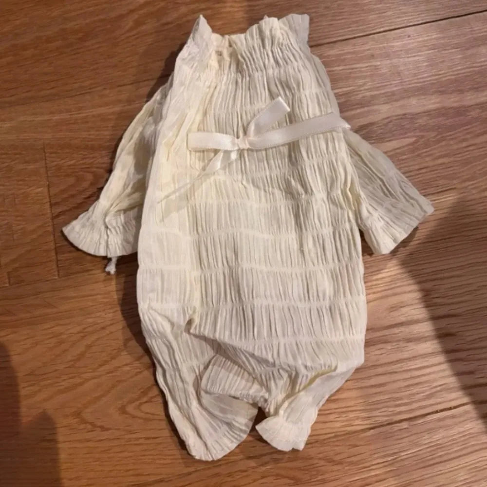 Vintage Plaid Flying Sleeve Dress For Your Fur Babies