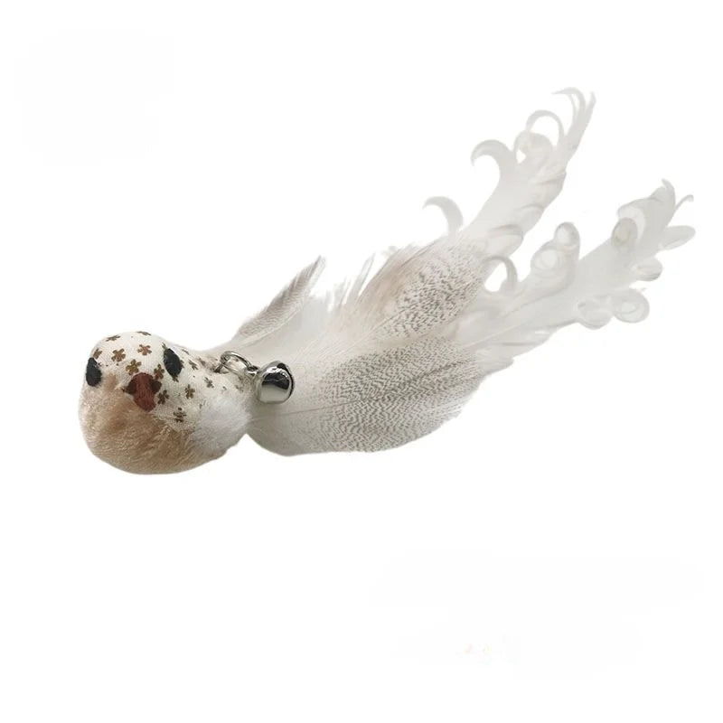Feather Cat Wand with Bell & Suction Cup