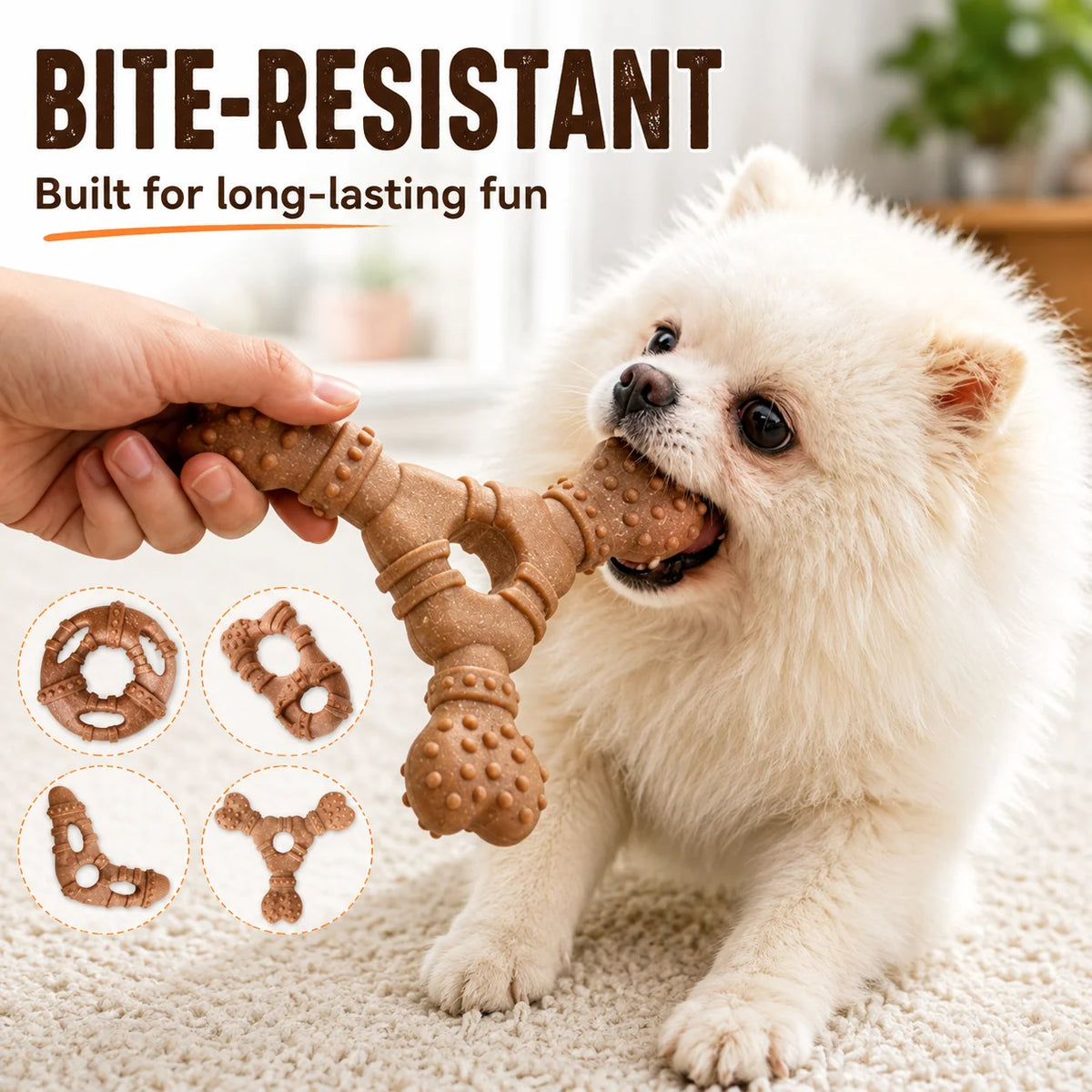 Chew Buddy – Wooden Dog Teething Stick & Dental Toy