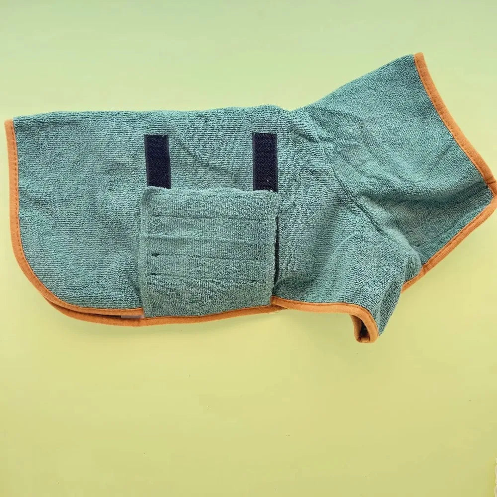 Absorbent Quick-Dry Pet Bathrobe Towel