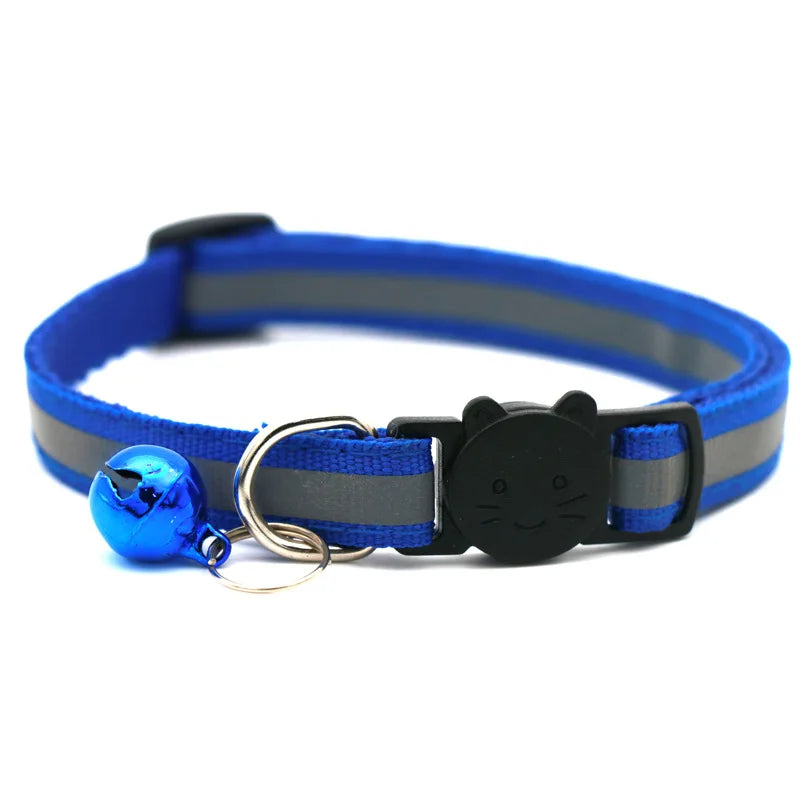Reflective Breakaway Cat & Dog Collar with Bell