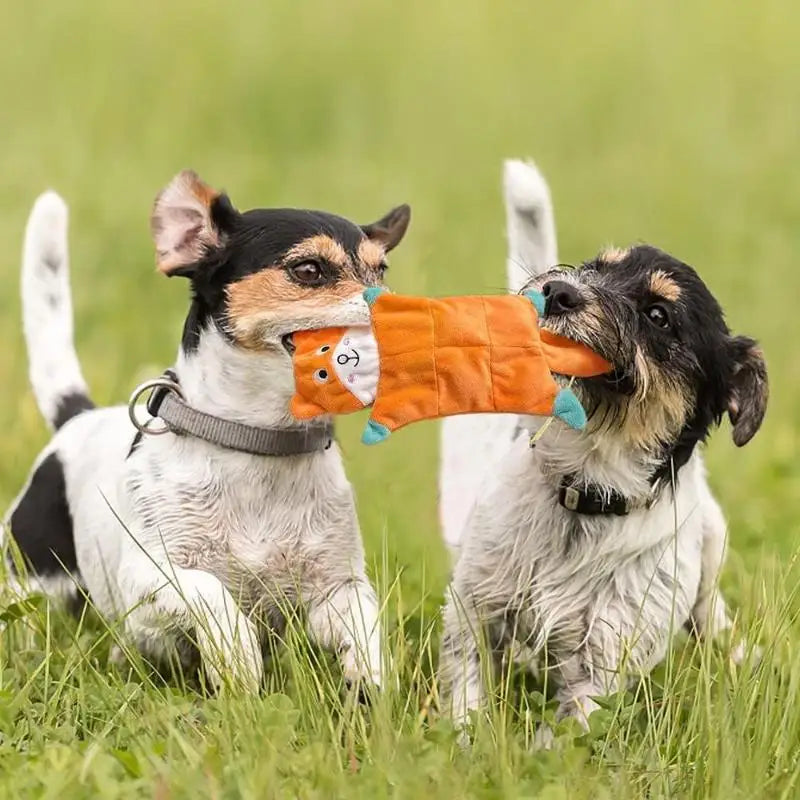 Squeak Squad – Stuffing-Free Plush Squeaky Dog Toy