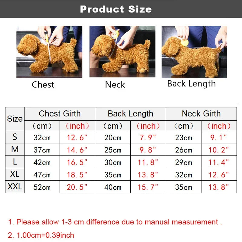 Warm Four-Legged Dog Pajamas with Leash D-Ring