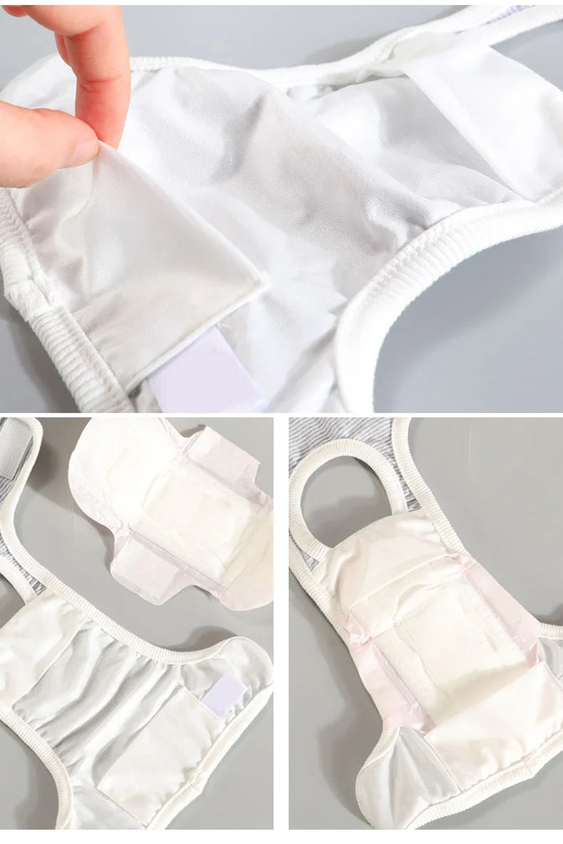 100% Cotton Washable Reusable Pet Diaper