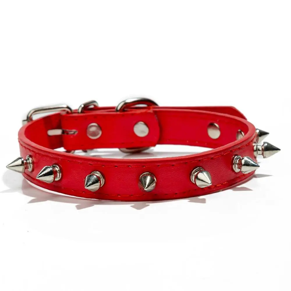 Cool Colorful Adjustable Spiked Studded Collars