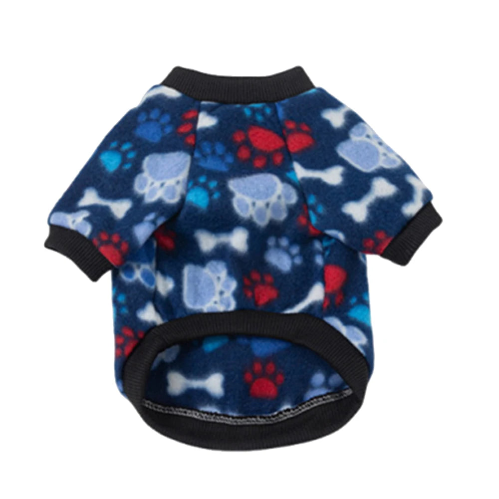 Warm Fleece Pullover Pet Sweaters