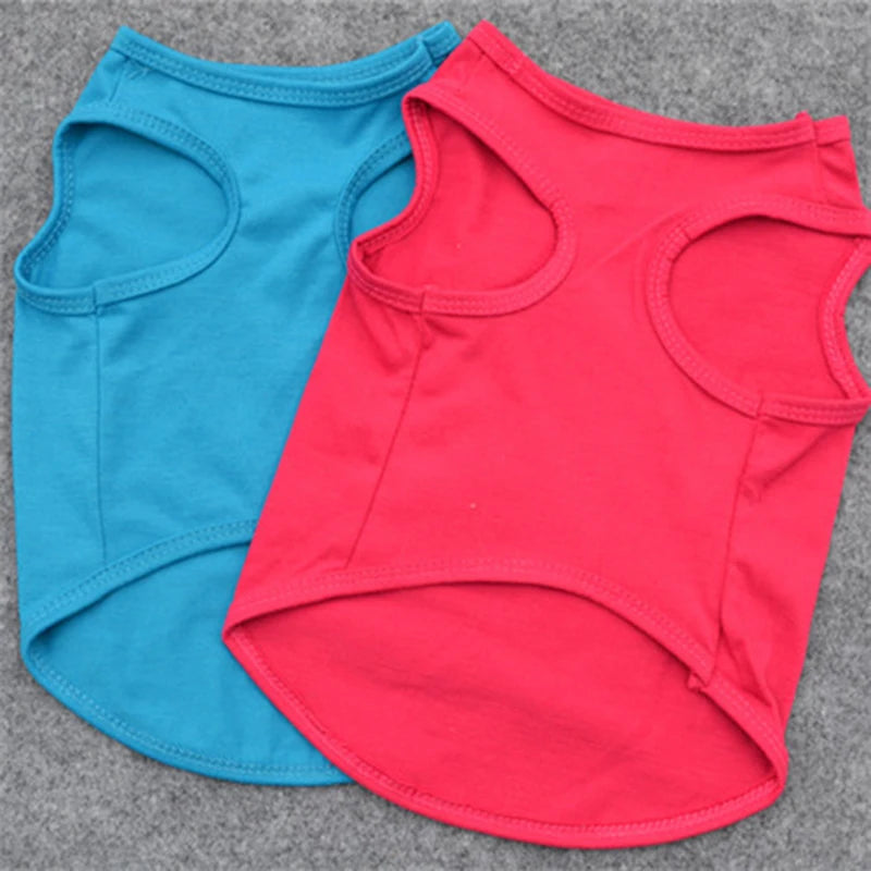 Fun Print Pet Tank Tops for Small Dogs & Cats
