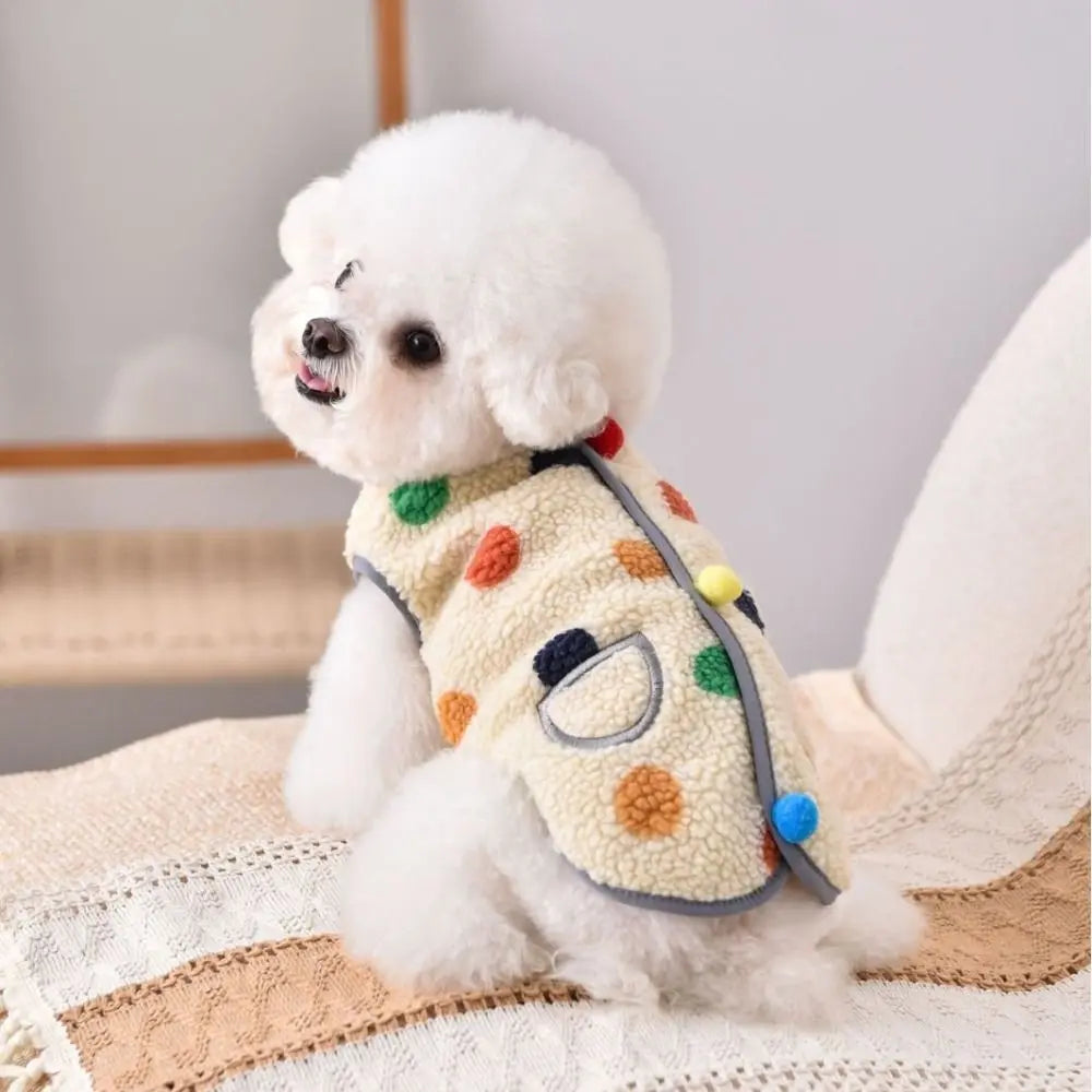 Soft Warm Sleeveless Pet Vest Hoodie