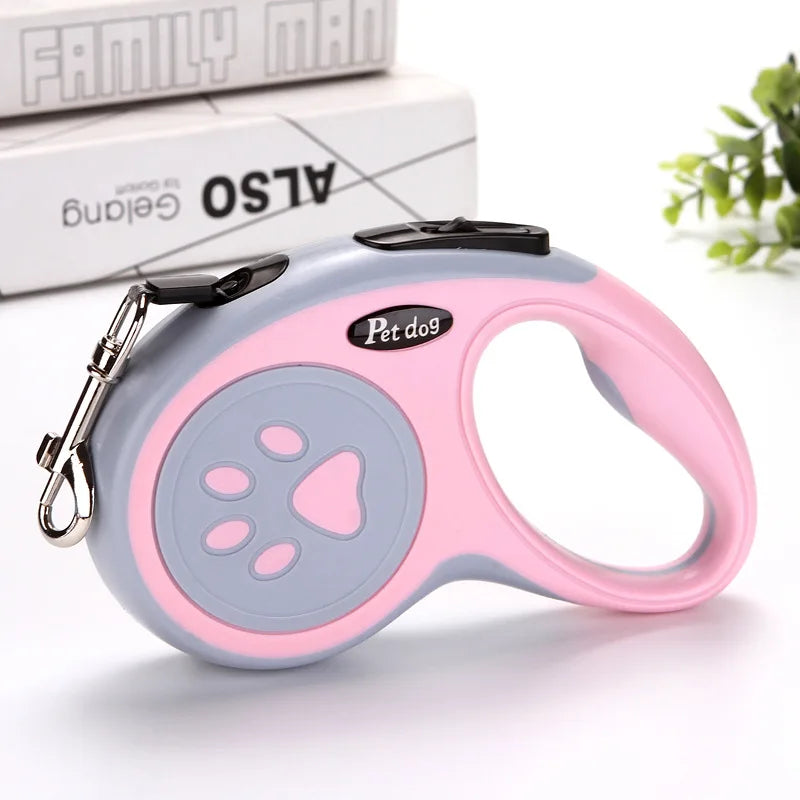 Retractable Nylon Dog Leash – 3m & 5m | All Breeds