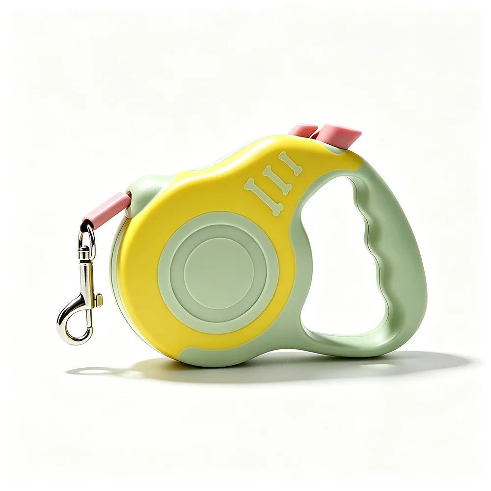 Retractable Dog Leash – Strong Nylon, 13 Colors | 3m & 5m