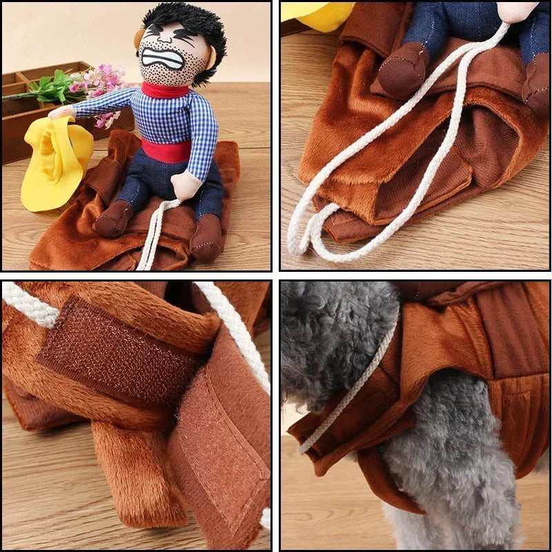 Cowboy Halloween Costume for Dogs & Cats