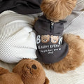 Cartoon Bear Fleece Pet Jacket for Small Dogs & Cats