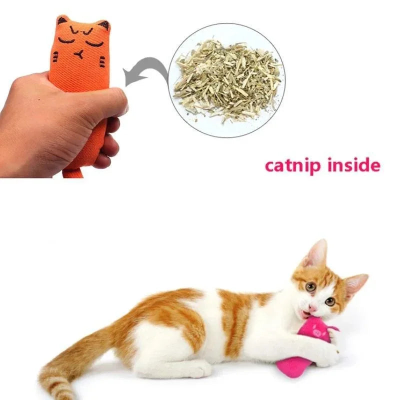 Catnip Plush Thumb Pillow Cat Toy