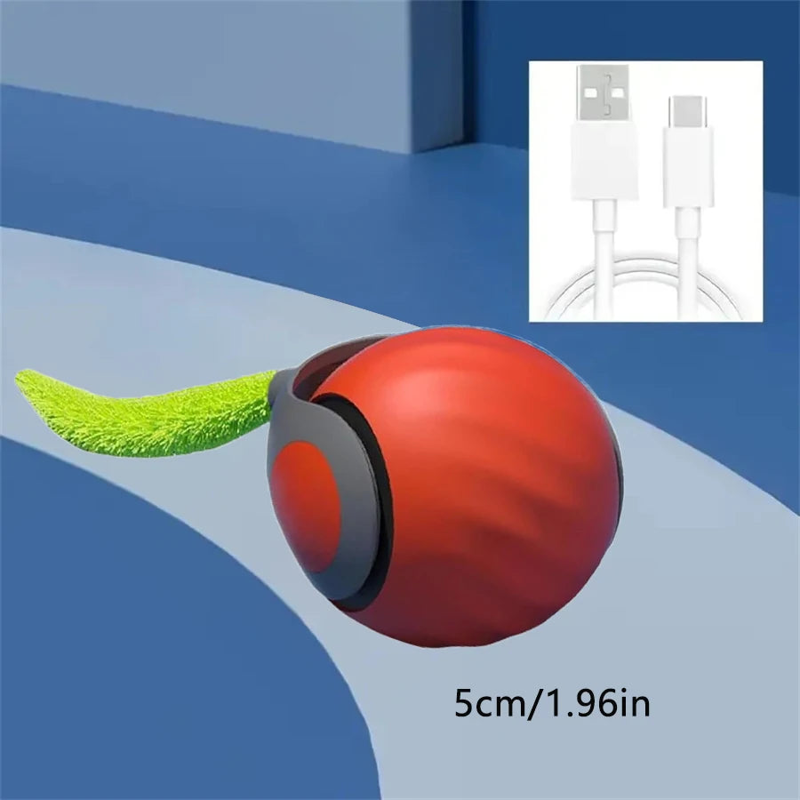 Smart Touch-Activated Sound Cat Toy Ball with Catnip