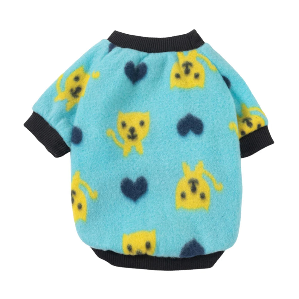 Warm Fleece Pullover Pet Sweaters