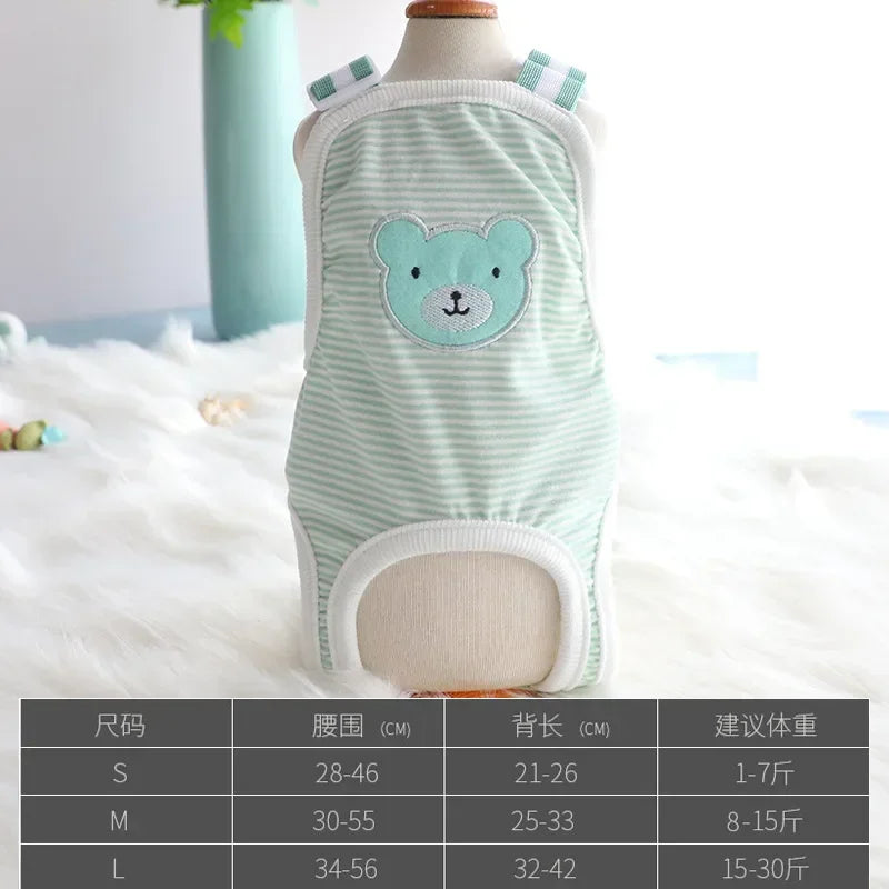 100% Cotton Washable Reusable Pet Diaper