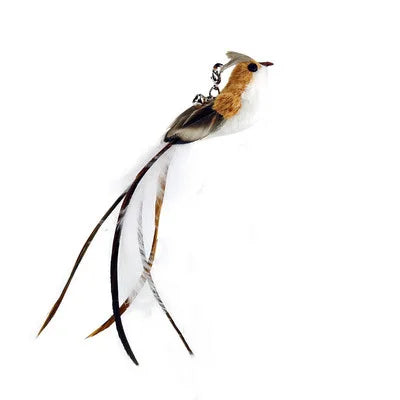 Feather Cat Wand with Bell & Suction Cup