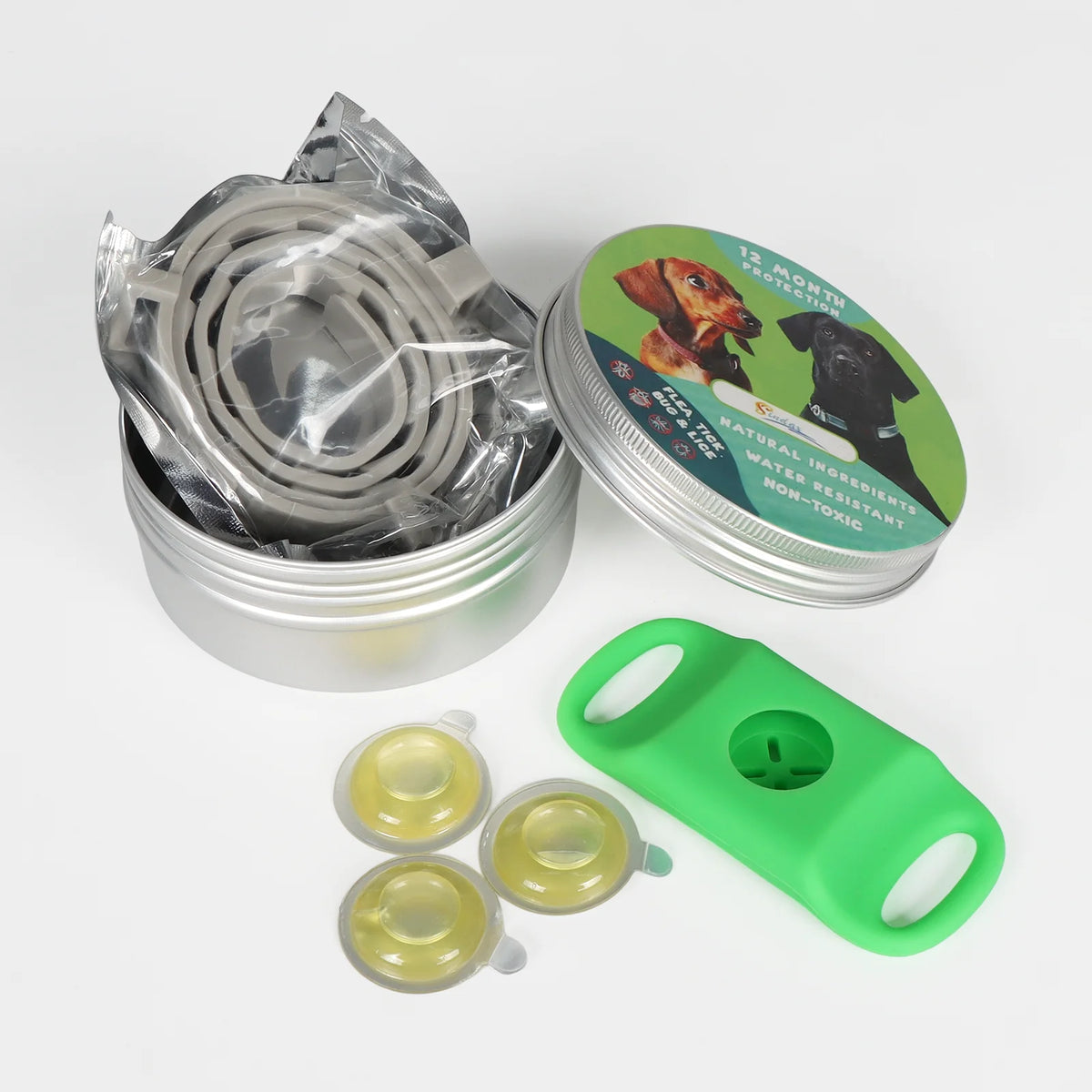 Natural Flea & Tick Protection Collar with Essential Oils