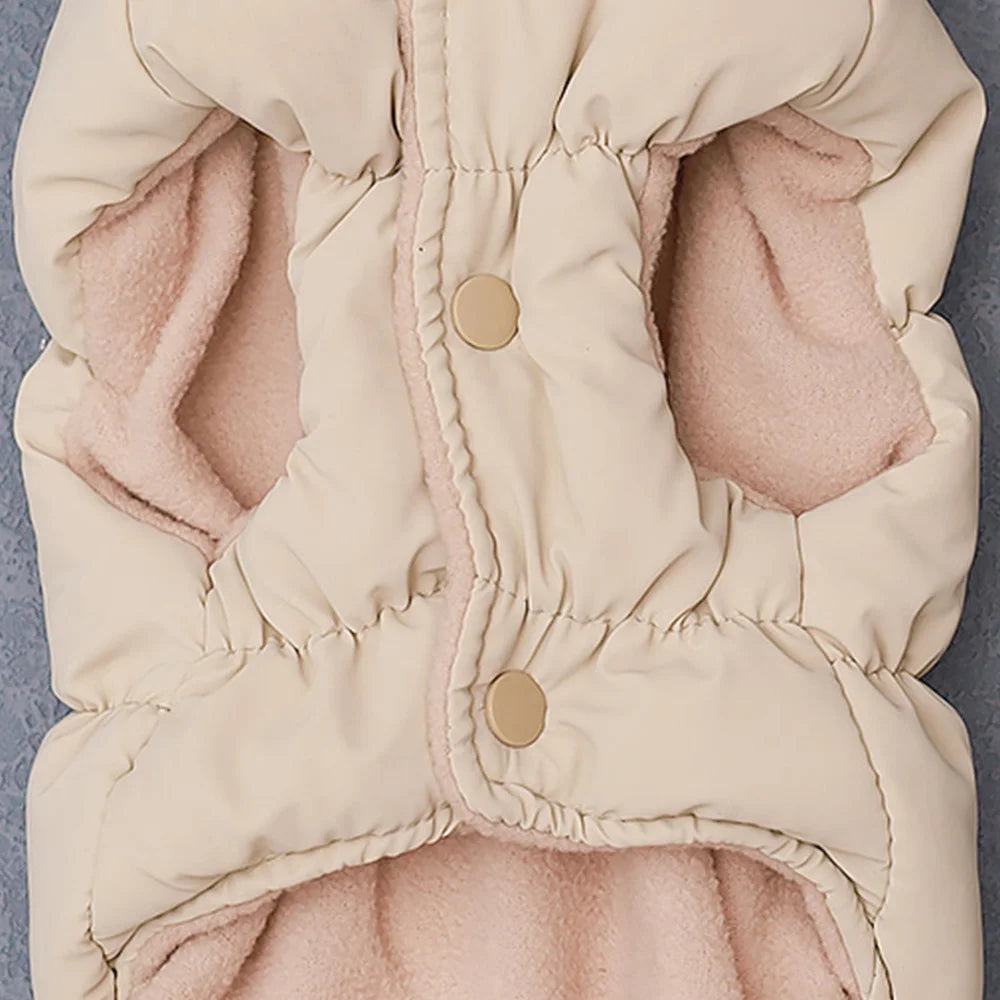Soft Padded Winter Coat & Vest for Small Dogs & Cats