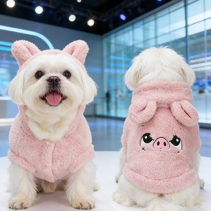 Fashionable Winter Dog Hoodie